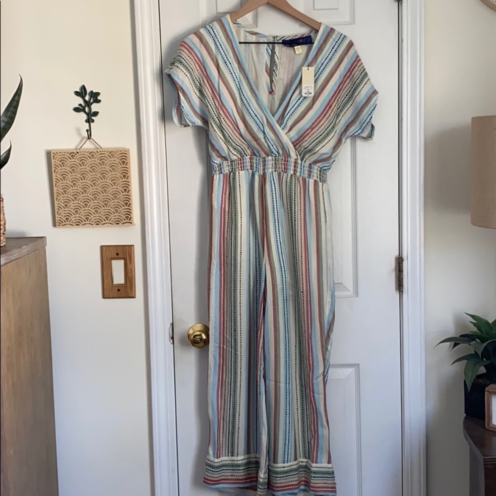 NWT Blue Rain long romper